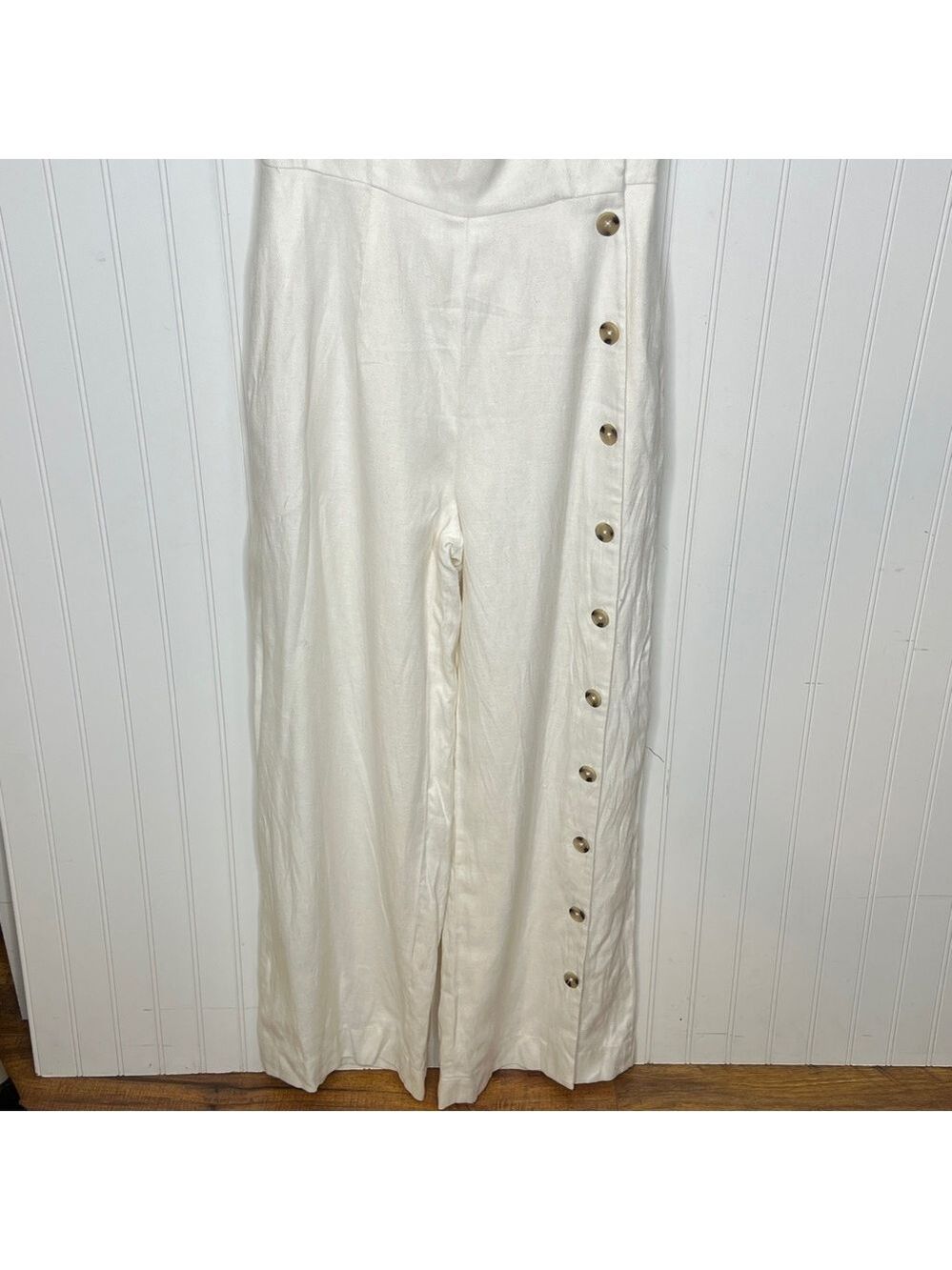 Gal Meets Glam Elegant Cream Jumpsuit Size 2 - Picture 5 of 16